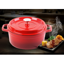 Popular Enamel Cast Iron Casserole with Stainless Steel Knob